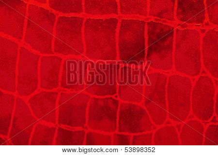 Texture Of A Large Red Indistinct Grid