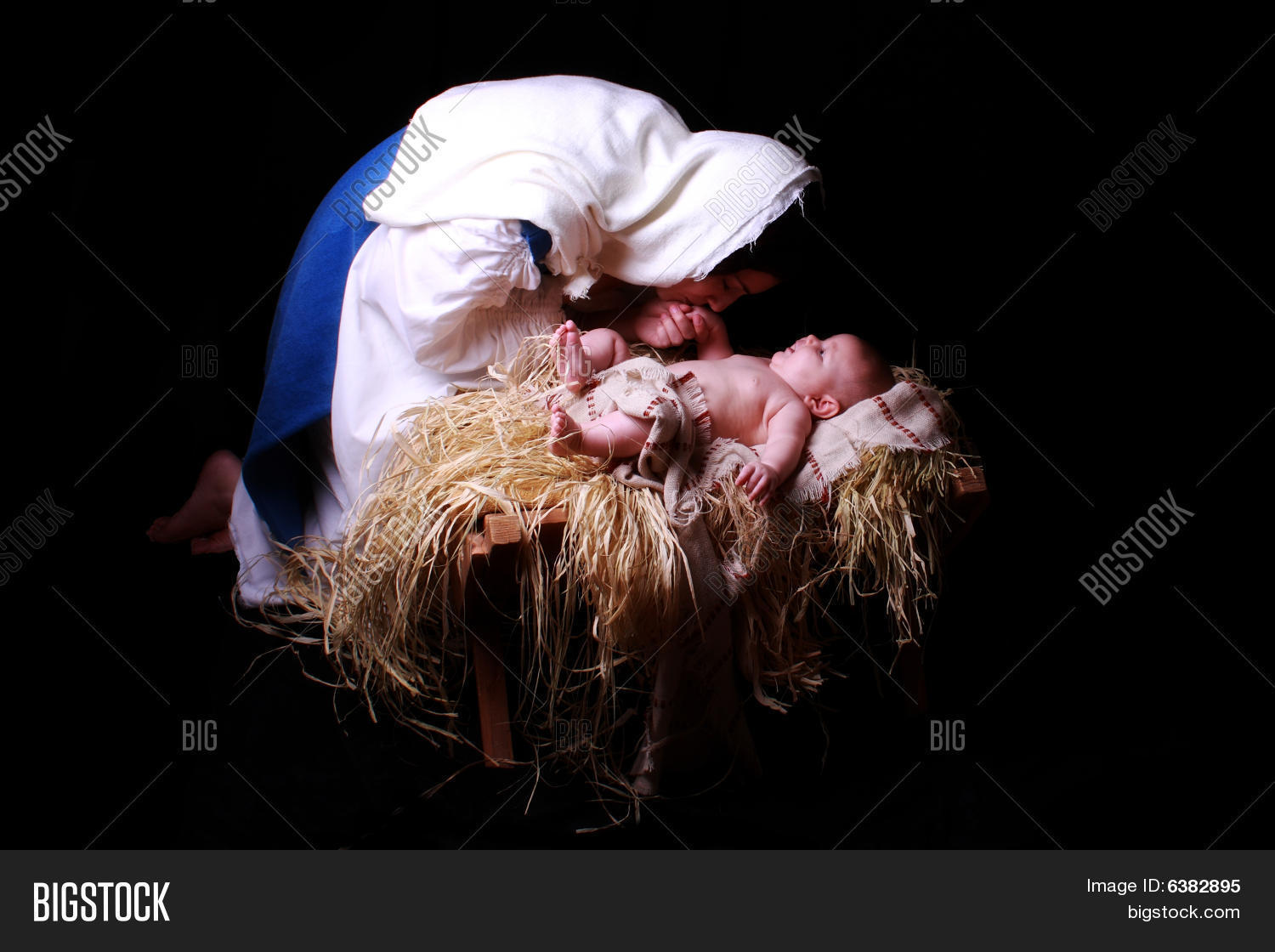 Mary Kissing Jesus Image & Photo (Free Trial) | Bigstock