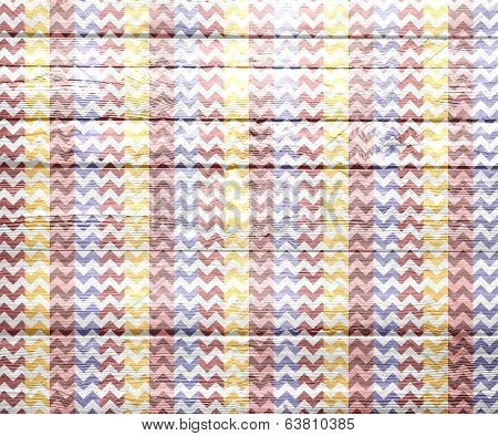 Colorful chevron pattern wood texture background