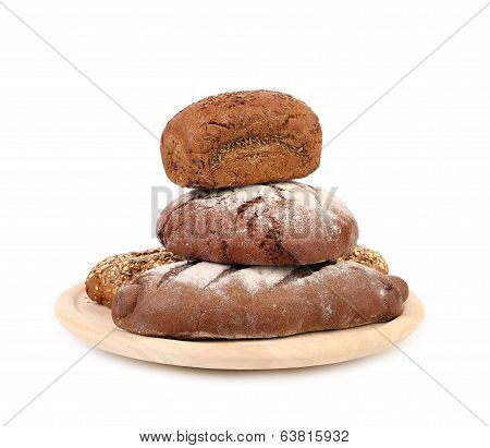 Various healthy bread.