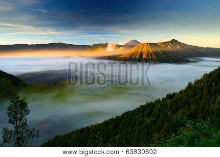 Mt.bromo And Sumeru,java,indonesia