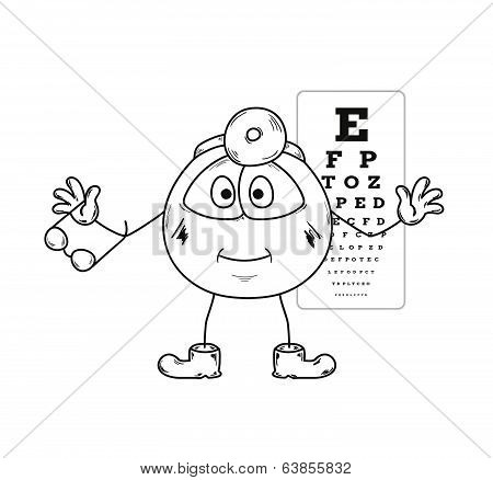 Ophthalmologist Sketch