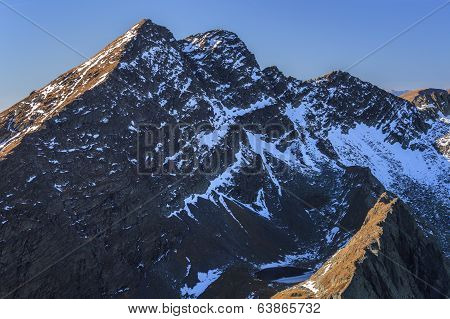 Caltun Lake In Fagaras Mountains