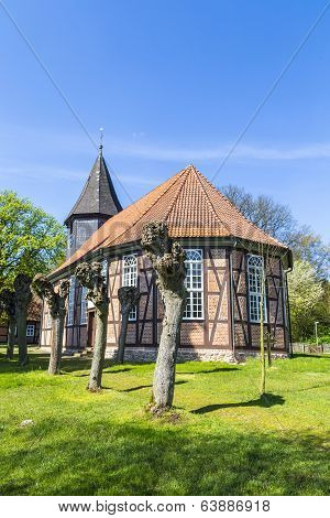 Famous Old Church In Osterheide
