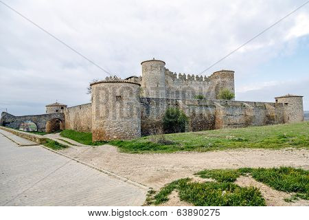 Castle In Almenar Village, Soria