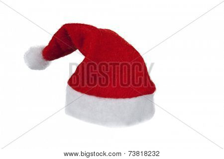 Santa hat isolated on white background.