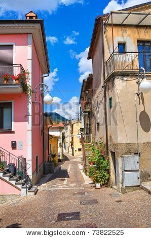 Alleyway. Brienza. Basilicata. Italy.