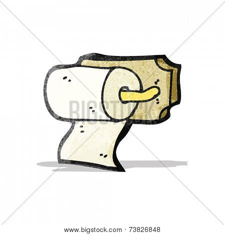 loo roll holder cartoon
