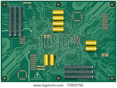 circuit board vector background
