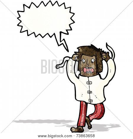 escaped lunatic cartoon