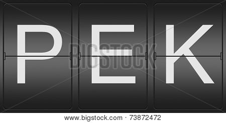 Three Letter Code Of Beijing Airport