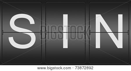 Three Letter Code Of Singapore Airport