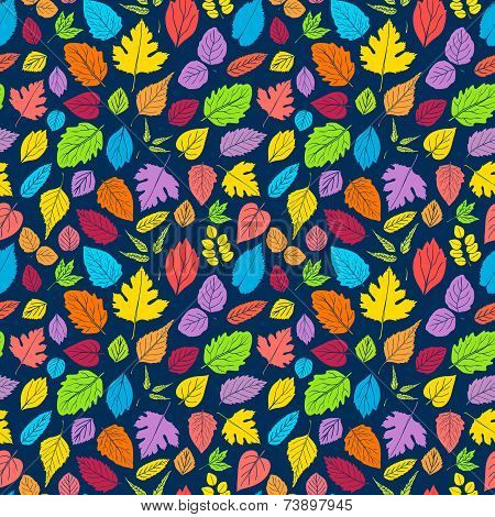 Pattern with leaves.