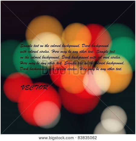 The Full Color Dark Background