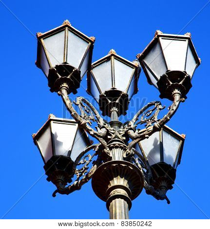 Street Lamp In Morocco Africa Old Lantern   The Outdoors And Sky