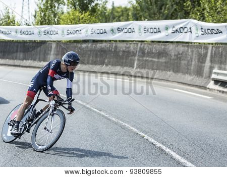The Cyclist Marcel Wyss - Tour De France 2014