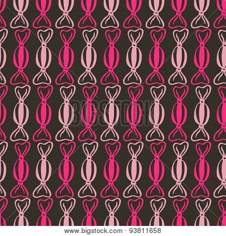 Candy confetti seamless pattern. Party celebration pattern background. Graphic vector illustration.