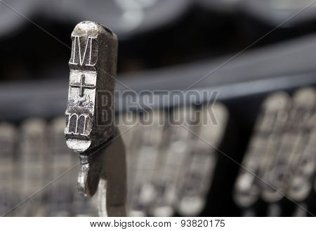 M Hammer - Old Manual Typewriter