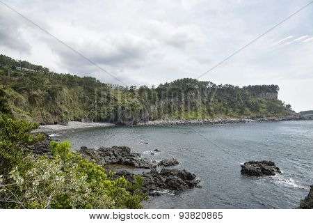 Hwanguji Coast In Jeju Island