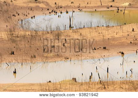 Water Source Exhaustion, Drought Land, Water Security