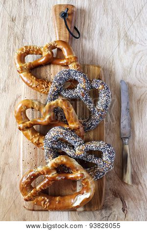 Assortment Of Alsatian Bretzels