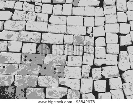 vintage brick masonry