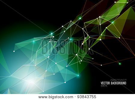 Abstract Geometric Background Design