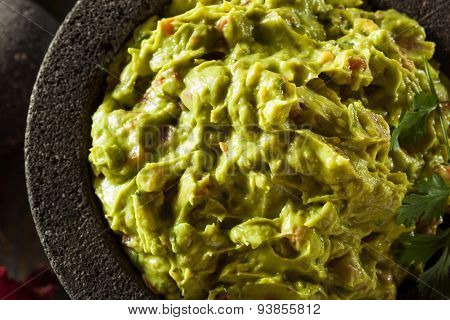 Homemade Fresh Guacamole And Chips