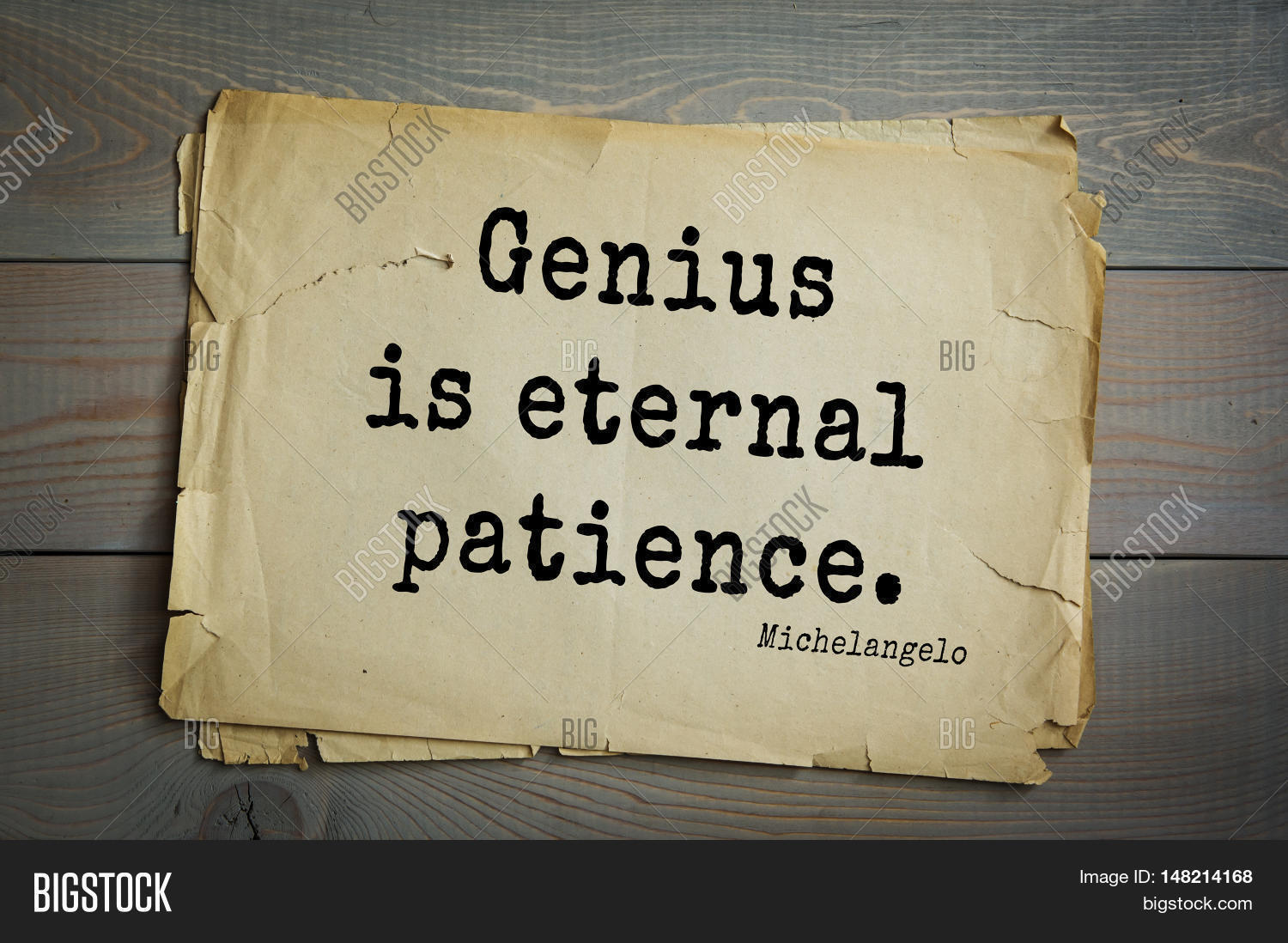 Genius Is Eternal Patience Top-30. Aphorism By Image & Photo (Free Trial) | Bigstock