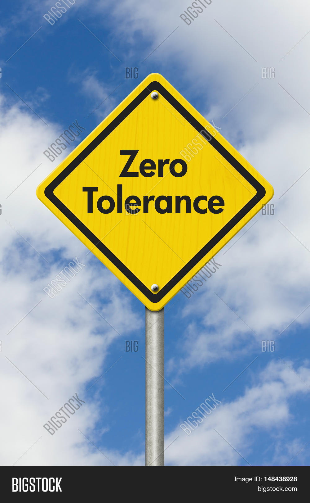 Zero Tolerance Yellow Image & Photo (Free Trial) Bigstock