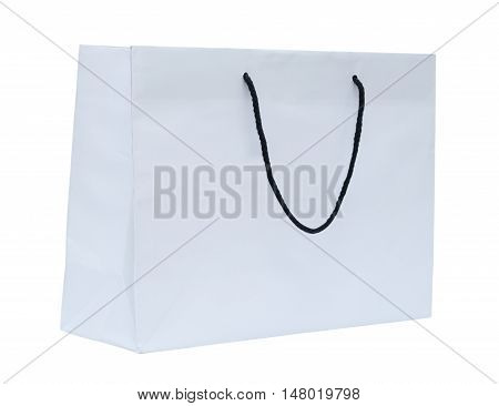 Shopping bag isolated on the white background
