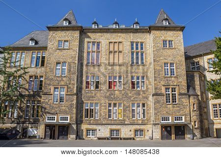 School Building Of The Ratsgymnasium In Bielefeld