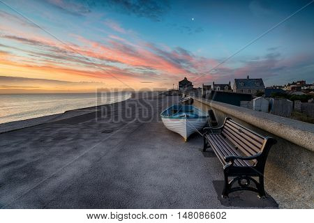 Stunning Sunset Over Chesil Cove