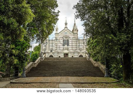 Sanctuary Of Nostra Signora Di Montallegro In Rapallo