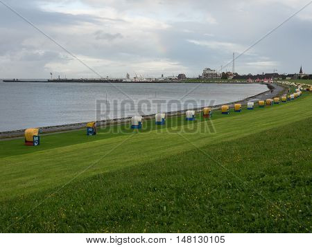 the City of Cuxhaven at the North sea