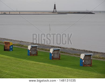 the City of Cuxhaven at the North sea