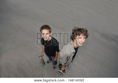 deux pensionnaires de patinage - albums Découvre la perspective