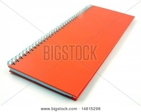 rode laptop geïsoleerd dicht omhoog
