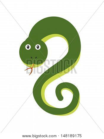 Funny Snake Character