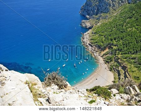 Coll Baix, Famous Bay In The North Of Majorca