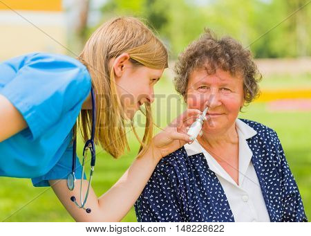 I Support It With Nose Drops