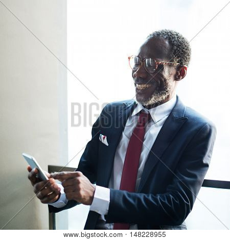 Businessman Enterprize Urban Occupation Man Concept