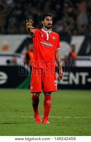 Uefa Europa League Match Between Paok Vs Acf Fiorentina