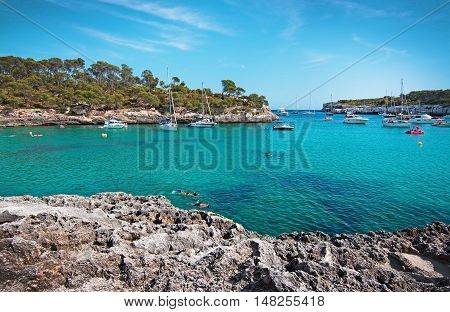 Couple Snorkeling In Clear Turquoise Water