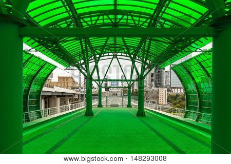 MOSCOW, RUSSIA - SEPTEMBER 13, 2016: Central Circle Line MCC tation Delovoj centr