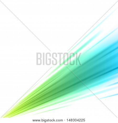 Smooth Light Waves Lines Vector Abstract Background.