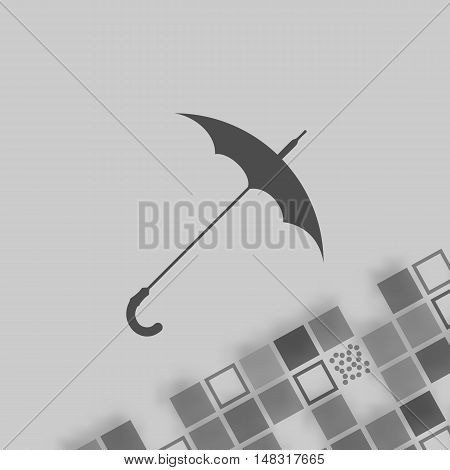 Umbrella Symbol Vector Icon