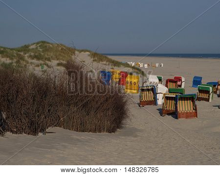 the Island of juist in the North sea