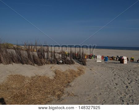 the Island of juist in the North sea