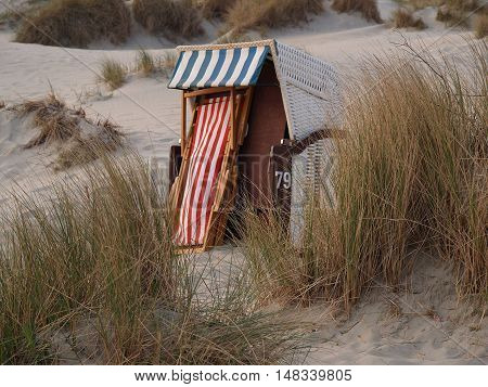 the Island of Borkum in the North sea